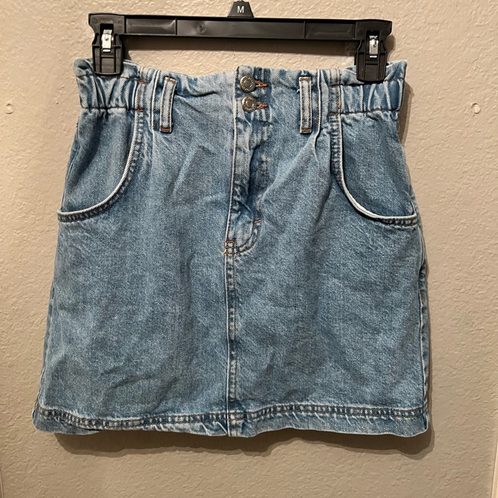 Top shop size 6 denim skirt